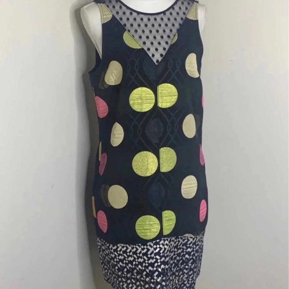 Maeve Anthropologie Sleeveless Polka Dot Dress Size Small NWT - Picture 4 of 10